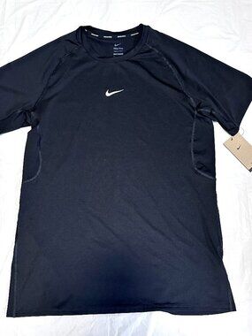 NEW Nike Pro Dri-FIT Slim Short-Sleeve Top Black Men's Sz 2XL FB7929-010 Active